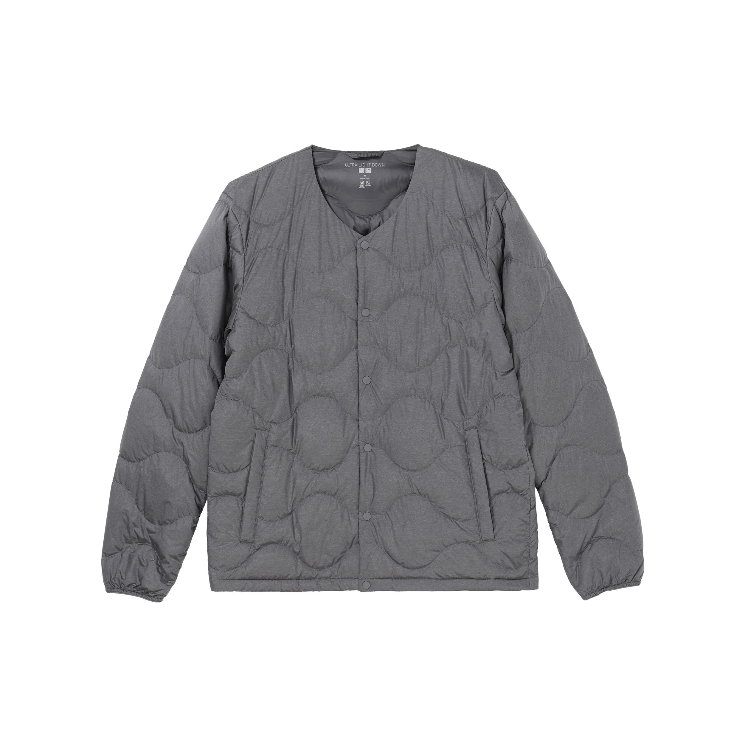 UNIQLO Solid Color Round Neck Down
