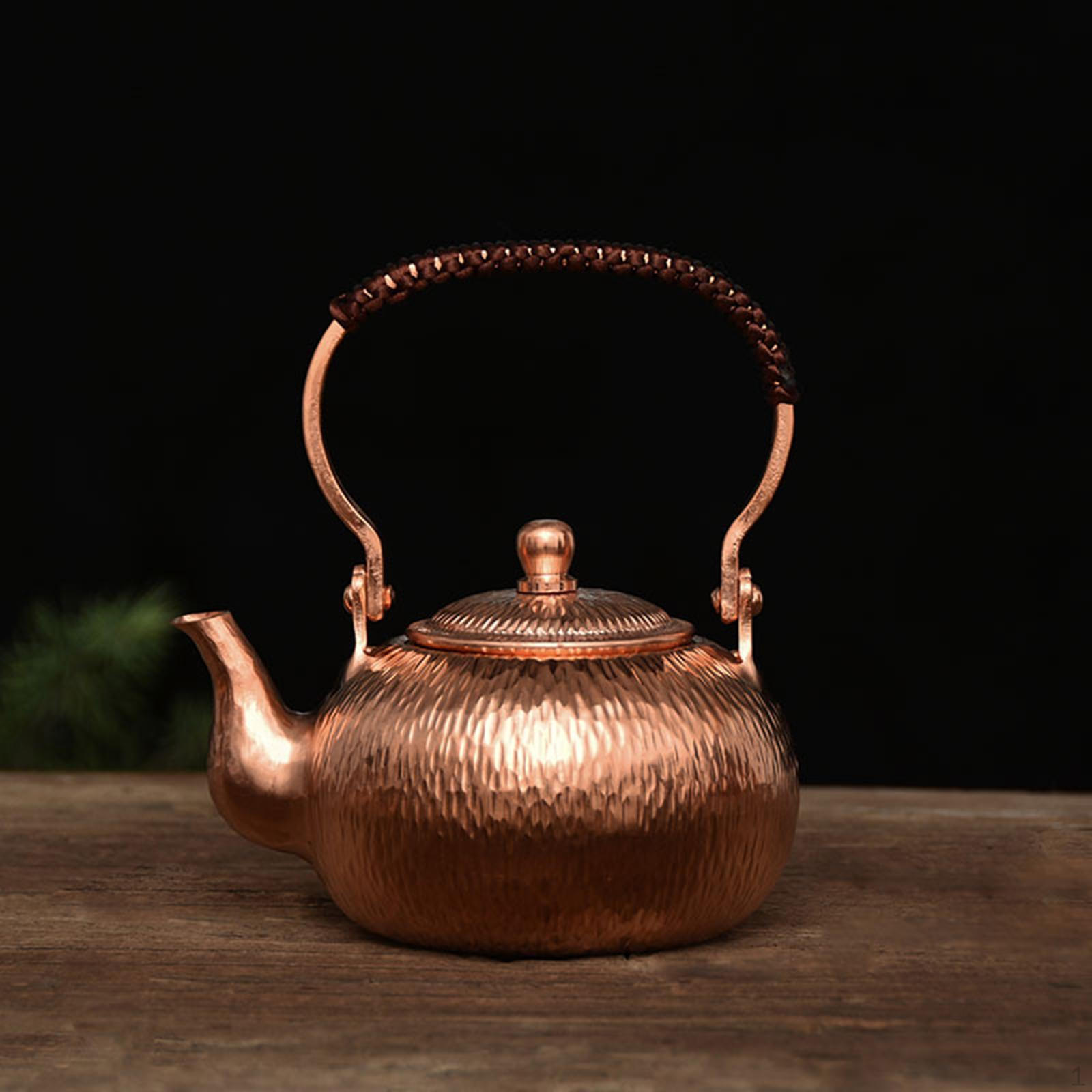 

Чайник для плиты 0,5 л, банка для сока, жаропрочный медный чайник, кувшин для воды для кофе, кухня, Vertical grain