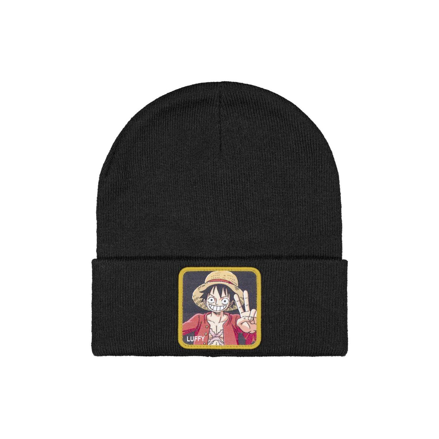 Bonnet homme One Piece Luffy TU noir