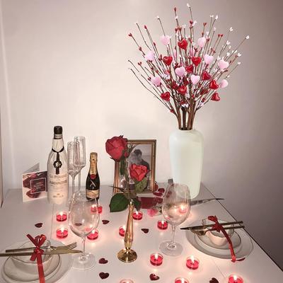 Artificial Berries Flower Stems Reusable Floral Arrangement Decor For Home Decoraton