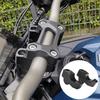 LEDISHUN Handlebar Risers for Honda CB650R (2019-2023), Increases Handlebar Height by 2.8cm and Moves 2cm Backward (Black)