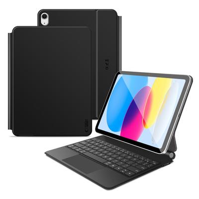 Etui Z Klawiaturą Na iPad 10.9'' 2022 / iPad 11'' 2025 Smartcase Magnetic - Czarne