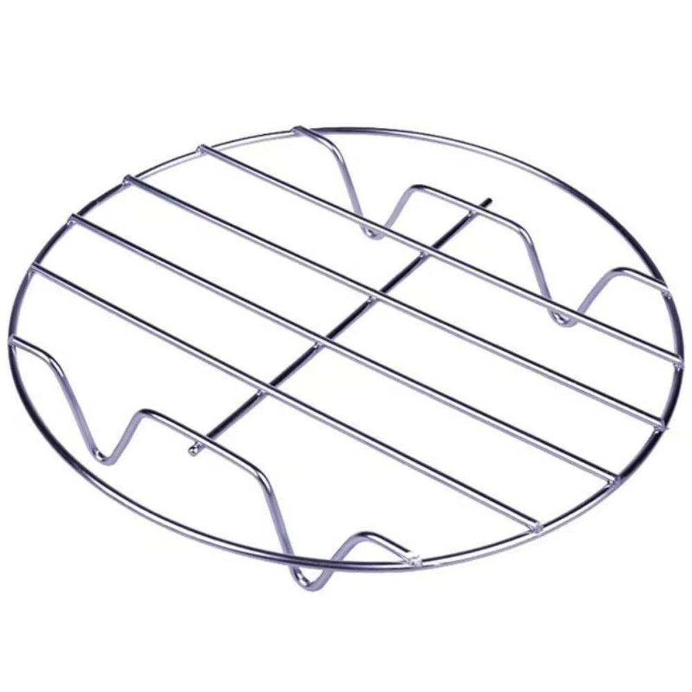 Durable 19cm Air Fryer Baking Rack Stainless Steel Round Steamer Rack Oven Grill Racks for Cosori Gourmia Foodi