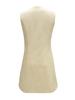 European & American Women's Sleeveless Button-Up Elegant Mini Skirt - Summer Slim Fit Socialite Style