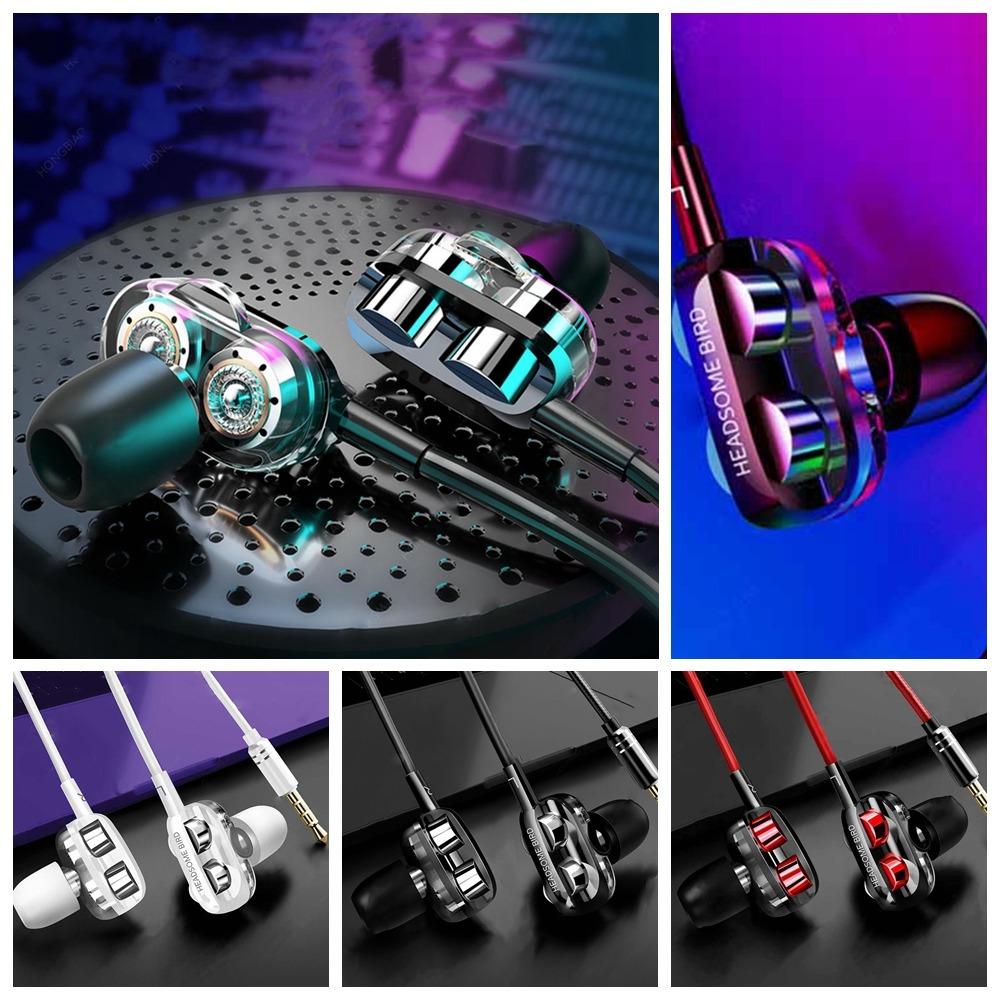

with Mic Wired Headset in Ear 3.5mm Earphone Music Headphone Wired Headphone Music чорний