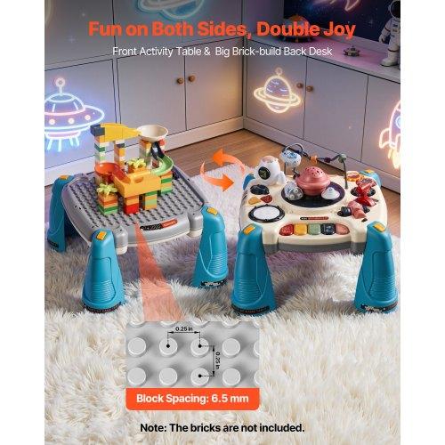 VEVOR Baby Spacecraft Musical Table Toys for 1-3 Years Old