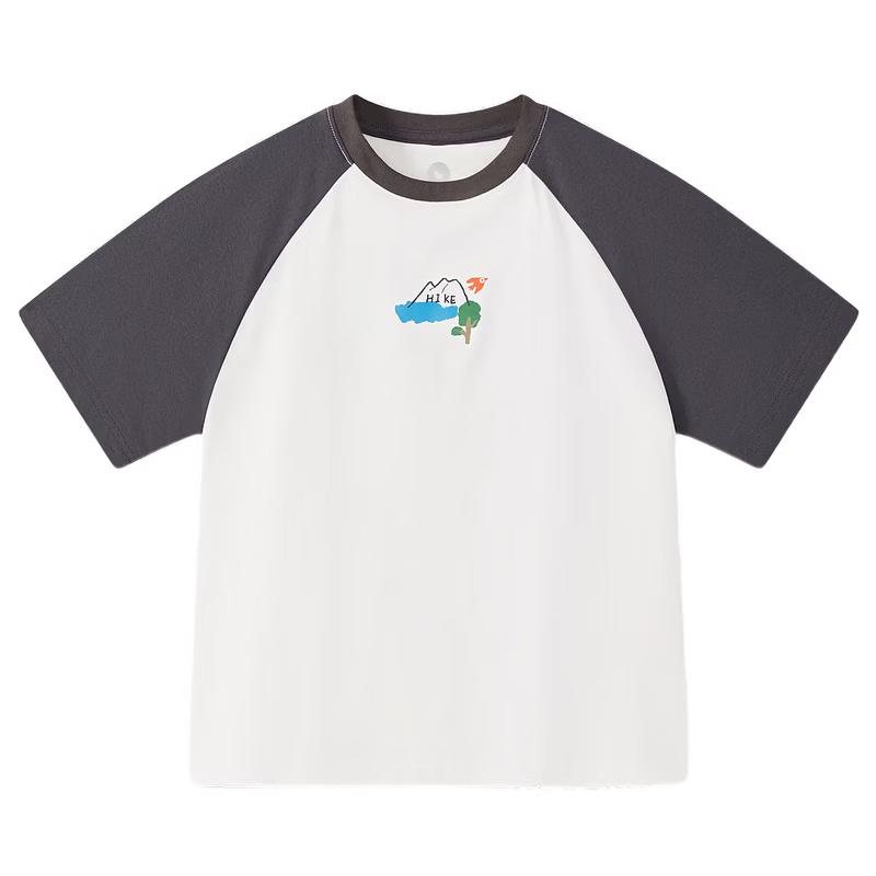 MQD Boys  Moisture-Wicking Color-Block Short Sleeve T-Shirt 130