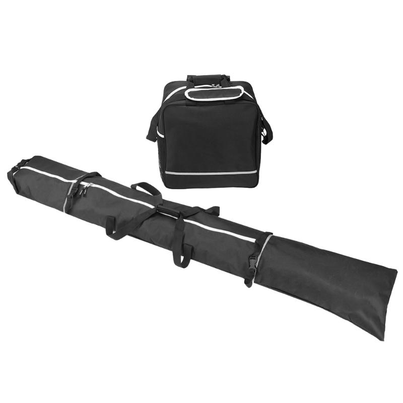 Two-Piece Snowboard and Boot Bag Ski Gear Bag & Ski Boot Bag Combo Large Capacity Waterproof Ski Travel Bag Durable 1