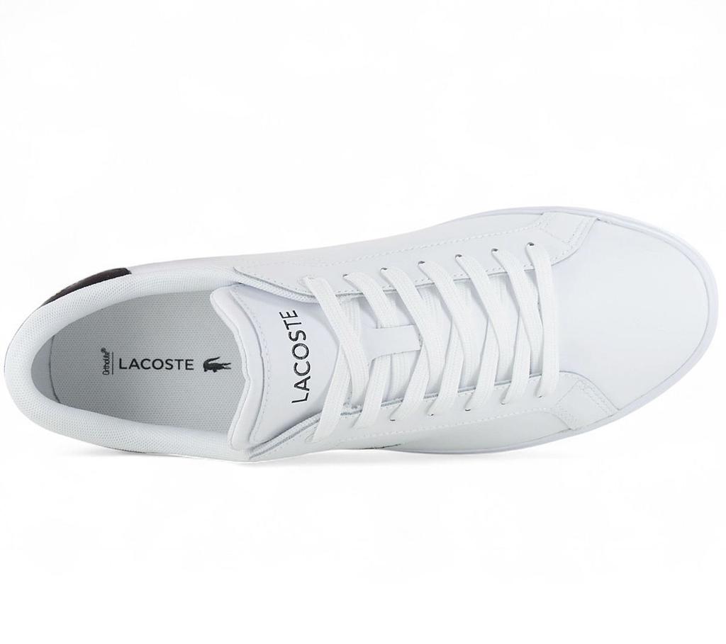 LACOSTE Powercourt 125 - Herren Sneakers Schuhe Leder Weiß 749SMA0081147 ORIGINAL