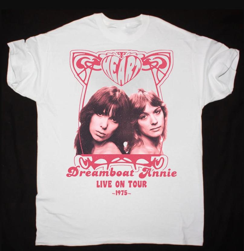 

Heart Band Dreamboat Annie Tour 1970s T-shirt, size S-4XL 2XL