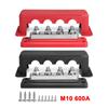 Heavy Duty 600A Bus Bar Power Distribution Block Busbar Box (3/8") Terminals Studs Module Design 48V