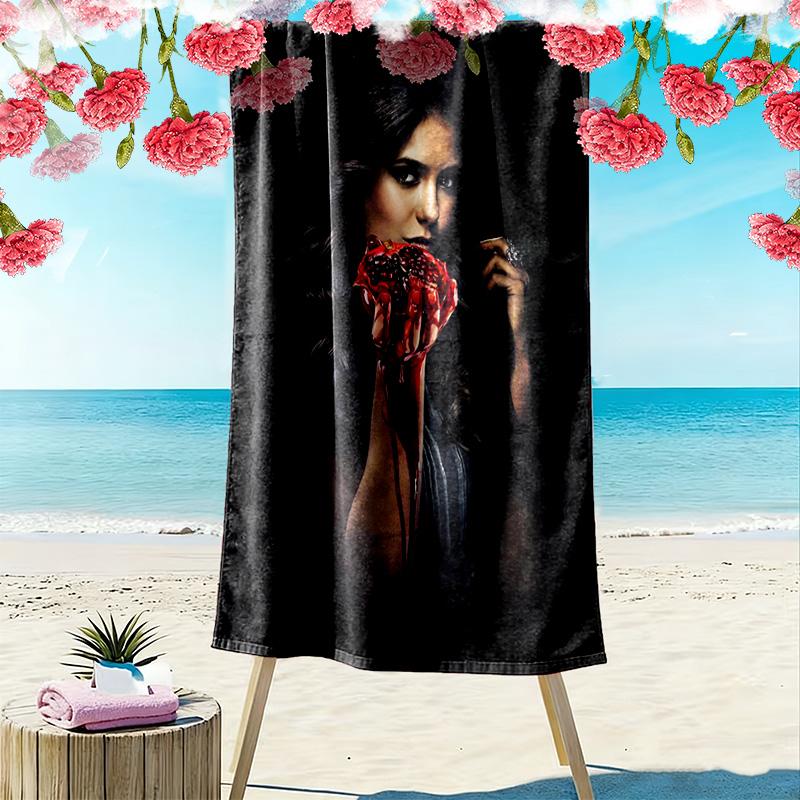 Supernatural Love Mystery Beach Towel Beach Soft Outdoor Pool Towel Seaside Swim Printing Comfort Beach Beach Towel