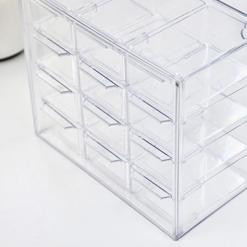 Desktop Drawer Organizer Mini Drawers Plastic Desk Craft Storage Box