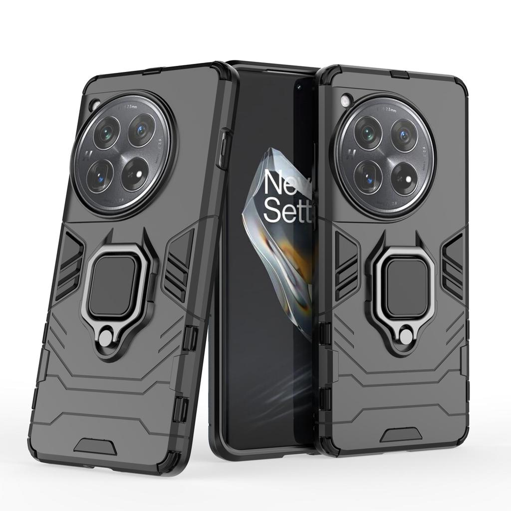 Armor Shockproof Case For OnePlus 12 11R 10T 9R 9RT 8T 7T 6T Pro 5G Bumper Metal Ring Stand Back Cover