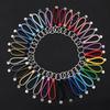 2Pcs/Set Pu Leather Braided Woven Rope Keychain Diy Bag Pendant Key Chain Holder Key Car Trinket Keyring Men Women Gift Jewelry