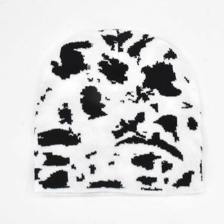 Slouchy Cotton Beanies Winter Warm Skull Cap Knitted Beanie Y2k Accessories