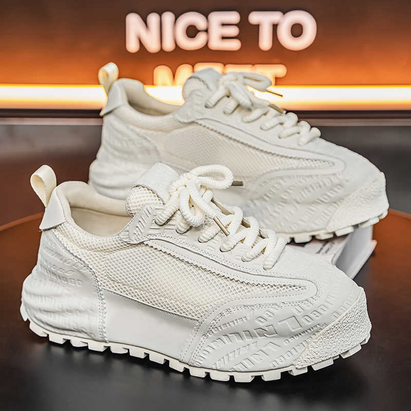 Fashion Normal Leather Natural Leather Sneakers Loafers Original Shoes Shoes Mens Sports Athletics Vintage Sapatos Deadlift