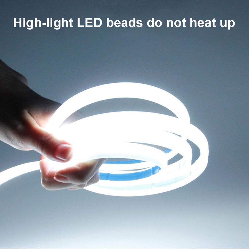 

120cm Car Hood LED Daytime Running Light Strip Waterproof Flexible Lamp Decor