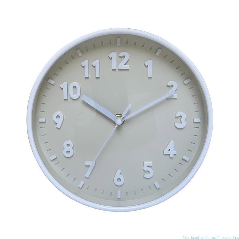Modern Simple Wall Clock 8 Inch Candy Color Silent for Time Clocks Ornament for Home Bedroom Dormitory Living Room Children
