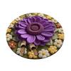 Floral Plush Diatomaceous Earth Floor Mat 3D Visual Flower Pattern Diatom Mud Floor Rugs