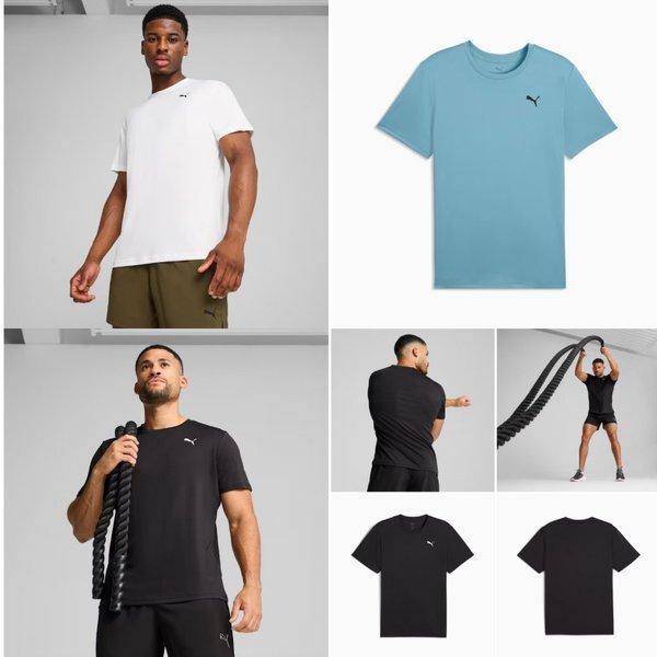 

Puma Men S Poly Texture Tee 527155 Blu/S