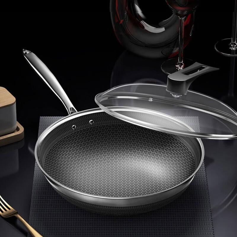 

Kumbach 316L Stainless Steel Honeycomb Frying Pan