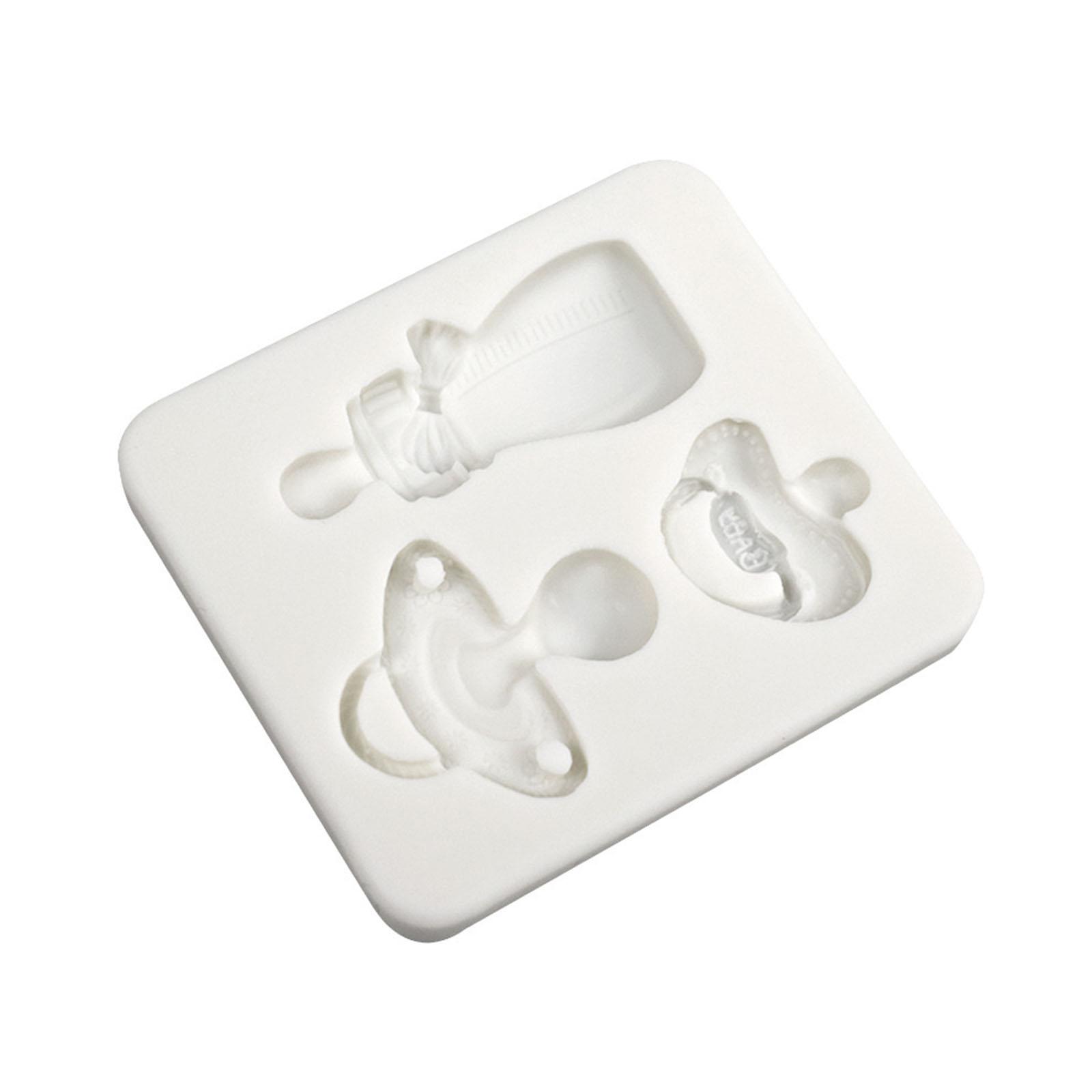 

Мини-форма для соски из детской бутылочки, эпоксидная форма для детского душа, силиконовая форма для помадки, формы для выпечки шоколадного торта своими руками белый