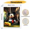 Disney Mickey Mouse Paint By Number Kit Number Drawing Canvas DIY Picture Home Decor Artistic Craft Gifts For Adults Relaxing Wall Art