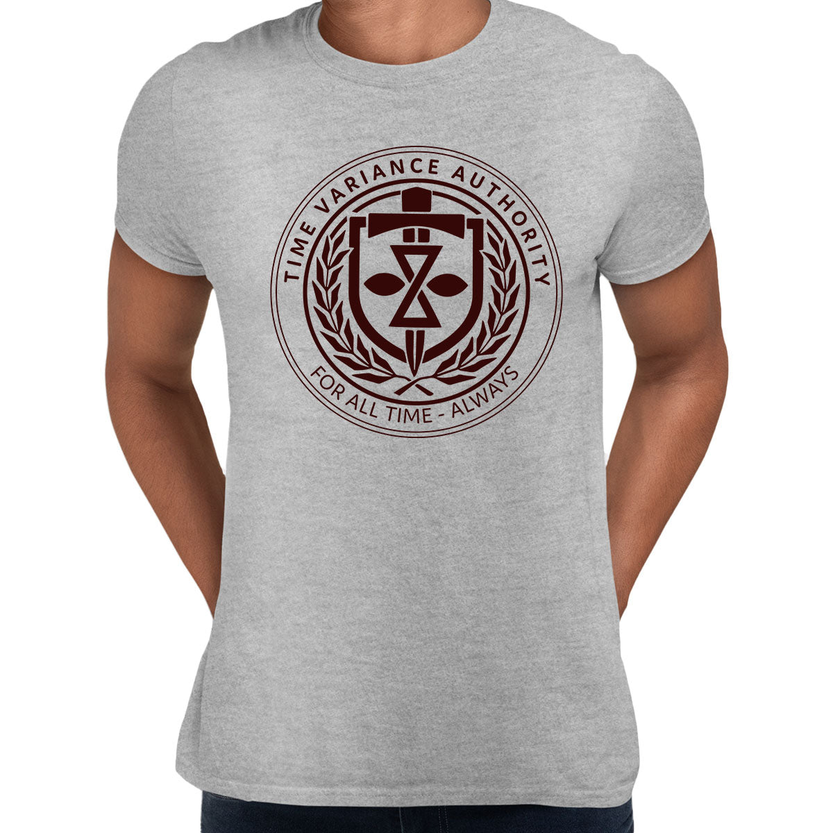Variance Authority Marvel Adults Novelty Geek Funny Short Sleeves Tops S серый