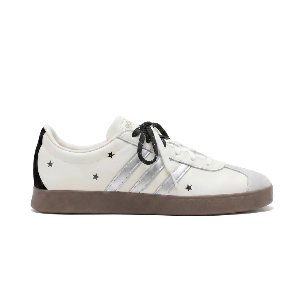 Adidas VL COURT 2.0 Star Dot Low top German Army Trainers Women's White JI0497(Team1159-)