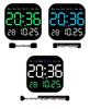 Multifunctional LED Electronic Wall Clock with Stand, Model 6650