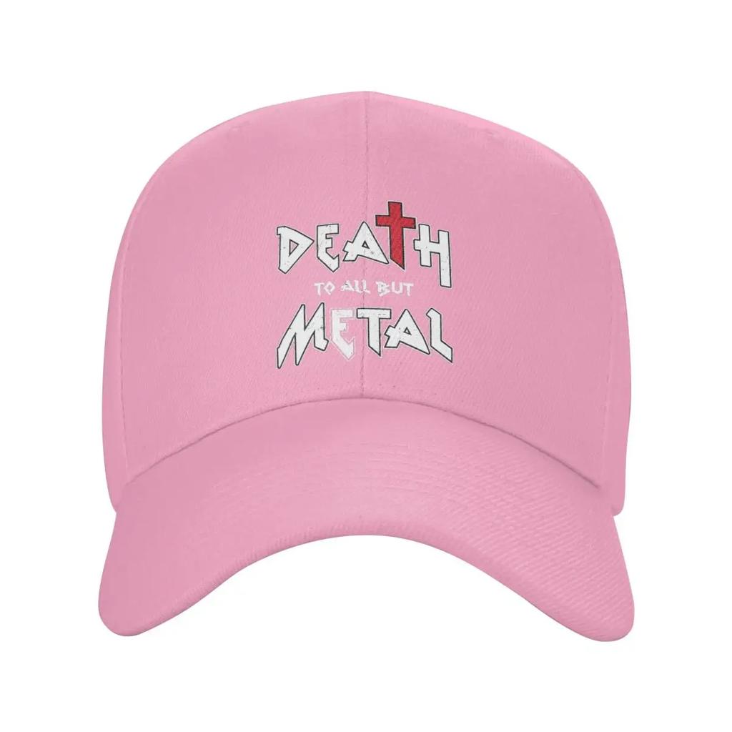 Personalized Cool Death To All But Metal Rock Gift Baseball Cap Unisex Women Adjustable Adult Dad Hat Spring Sun Hat