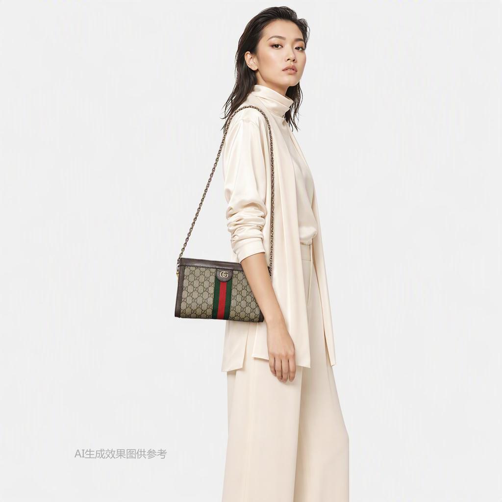 [Pre-Owned] Gucci Ophidia Small Shoulder Bag 'GG Supreme' - Good #6CNGU