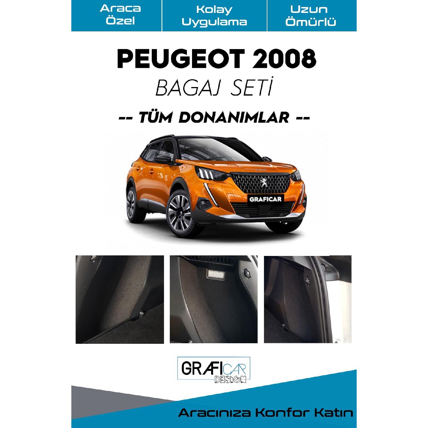 

Peugeot 2008 Комплект «багажник» Comfort — Отделка салона тканевой бархатной обивкой — Назначение изоляции / Все оборудование