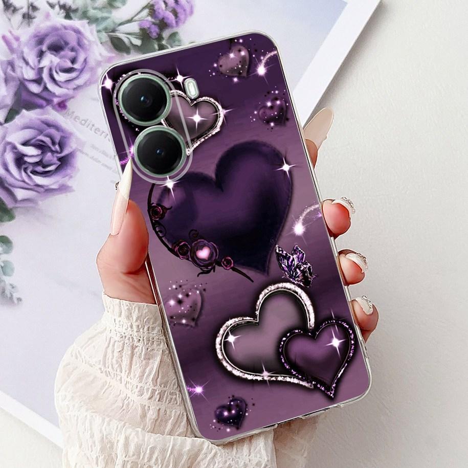For Xiaomi Poco X7 Pro 5G Case Fashion Flower Queen Pattern Soft Silicone Clear Phone Cover For Xiaomi Poco X7 PocoX7 Pro Fundas