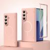 Hinge Protective Magnetic Phone Case for Samsung Galaxy Z Fold 7 6 5 4 3 5G for Magsafe Fold7 Fold6 with Screen Protector Cover