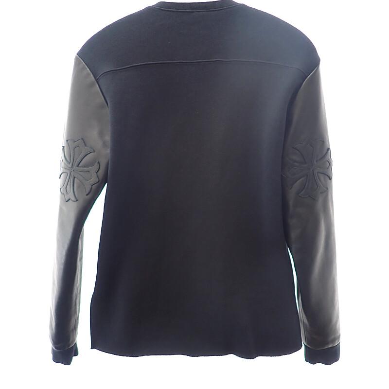 CHROME HEARTS 2212-304-6310 M Sweat Black Cotton Mens