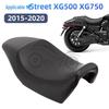 Double Leather Seat Cushion with Seat Bag for Harley 750/500