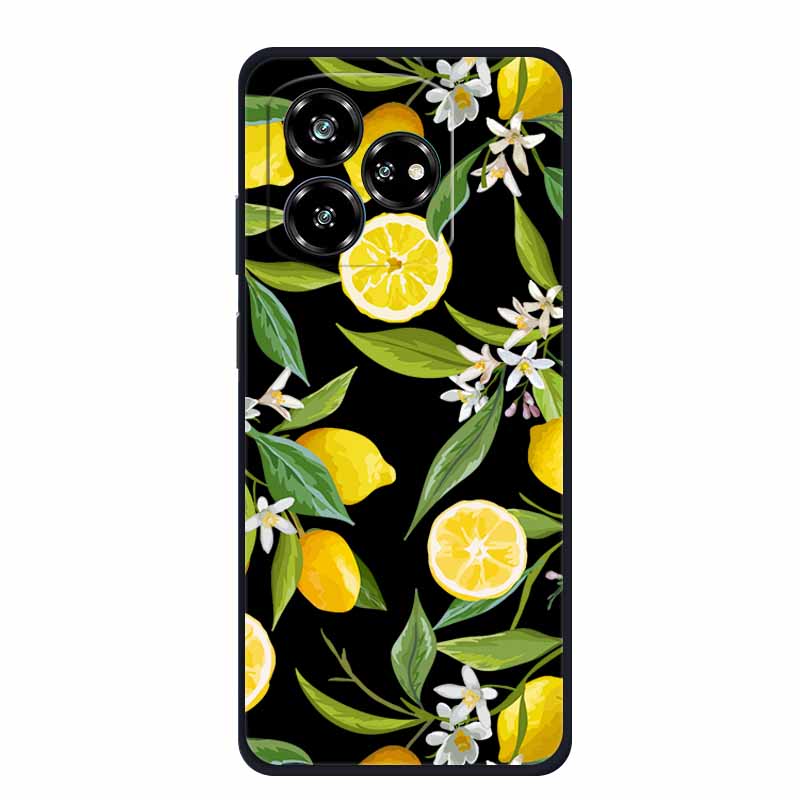 Funda For ZTE Axon 60 Lite Case Cute Cartoon Cat Black Silicone Soft Phone Case For ZTE Blade V60 Axon 60 Back Cover Case 60lite