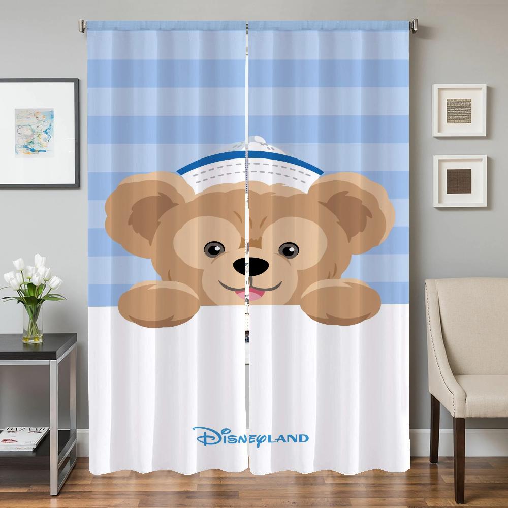 

Домашний интерьер Кухонные шторы для гостиной 2 штуки Затемняющие шторы Занавеска для двери D-duffy-y Перегородка Украшение для спальни W50xH70cmx2pcs-CL