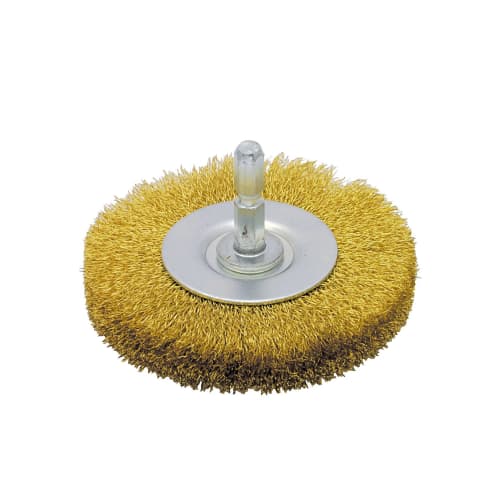 

Takagi PRO ZONE Hexagonal Shaft Wheel Wire Brush Brass Wire 50mm