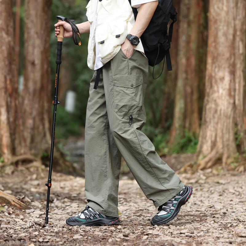 Dingfengbaoluo Men's Outdoor Casual Cargo Pants