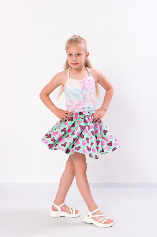 Summer Skirt for Girls – Comfortable Fit & Stylish Design, Breathable Material, Summer, 6276-043 HC