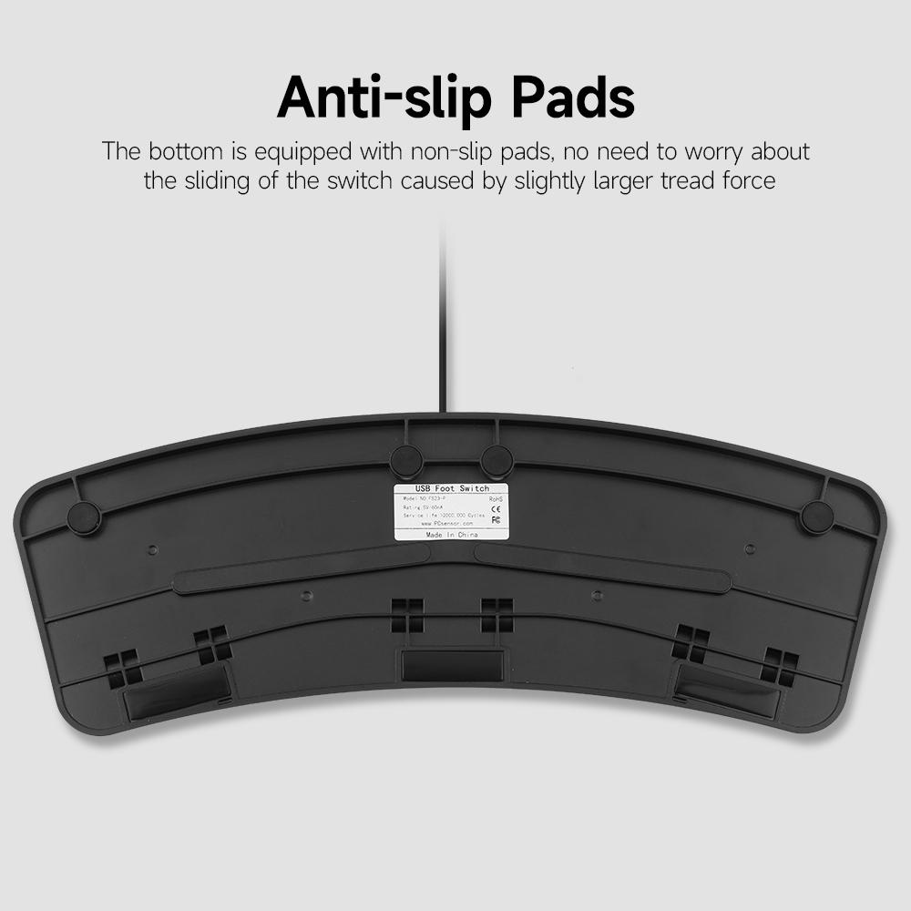 FS23 P USB Triple Foot Switch Multifunctional Customized Foot Pedal Photoelectric Switch for Image Acquisition Music
