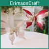 Butterfly Christmas Celebration Decor Props With Soft Fabric Accessories Party