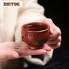 90ml Yixing Purple Clay Teacup Vintage Tea Bowl Cute Cup Tea-tasting Personal Cup Jianzhan Master Cups Teaset Ornaments Craft