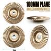 100mm Plane Bevel Angle Grinding Wheel 16/22mm Aperture Rotary Disc Sanding Woods Carving Tool Abrasive Disc for Angle Grinder