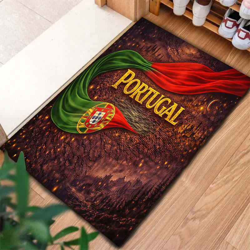 Portugal National Football Team Carpet Rug for Living Room Bedroom Home Sofa Decoration,Kids play Non-slip Floor Mat