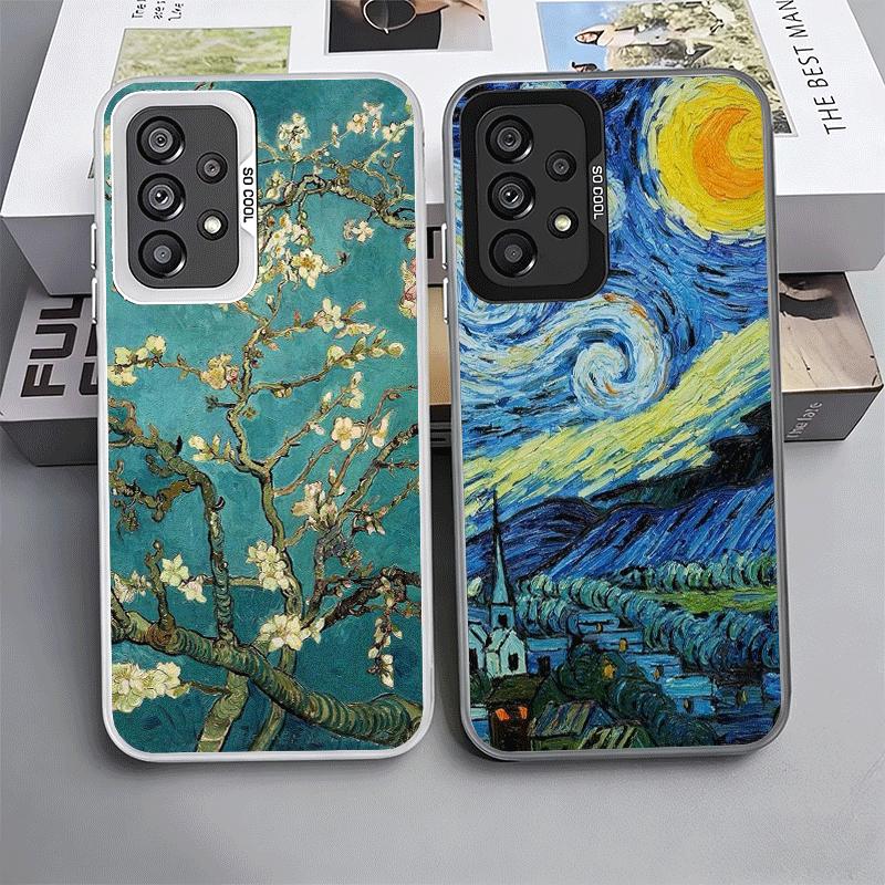 Van Gogh Oil Painting Aesthetics Soft Phone Case for Samsung A17 A16 A15 A14 A13 A57 A56 A55 A54 A53 A37 A36 A35 A34 A33 A26 A25