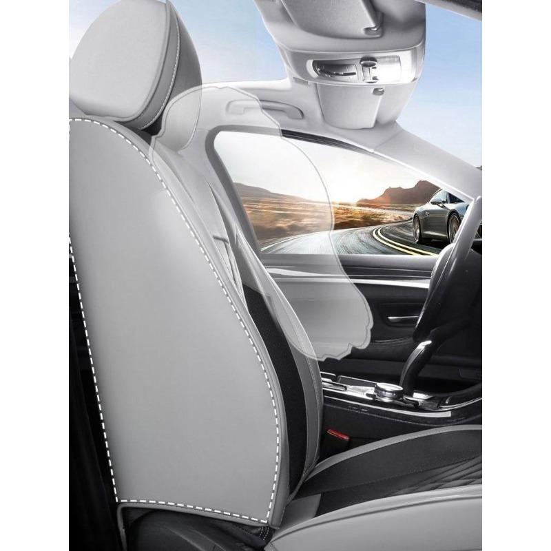 Five-seat Car Seat Covers for Toyota Corolla, Fully Covered Front Seats, Half-covered Rear Seats, Panar Leather